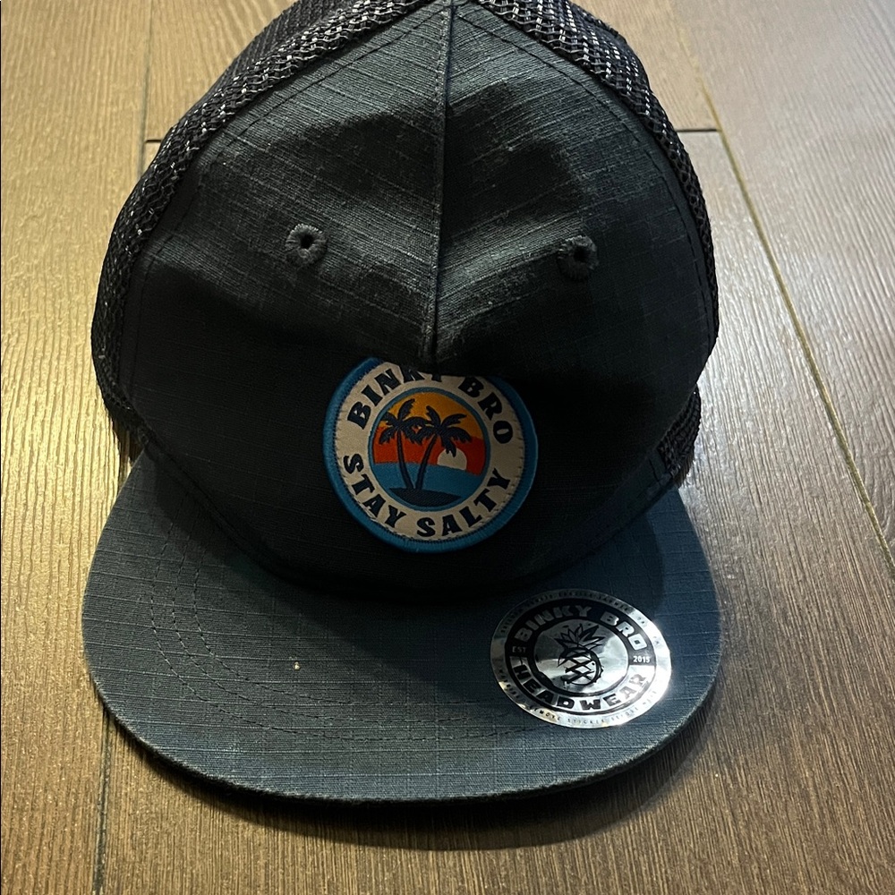 Binky Bro Kids Stay Salty Trucker Hat - Black